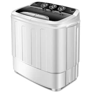 Timer Compact Mini Twin Tub 8 lbs. Washing Machine Washer Spinner
