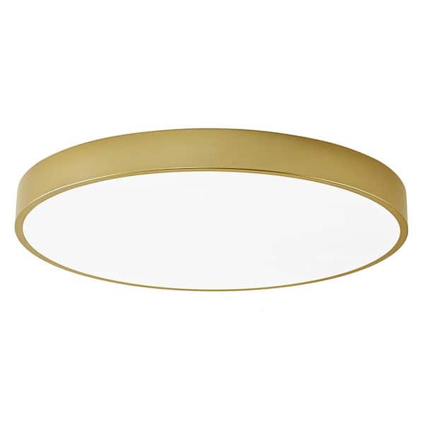 15.74 in. Round LED Flush Mount Light 36 Watt Classic Close to Ceiling Light for Kitchen Hallway