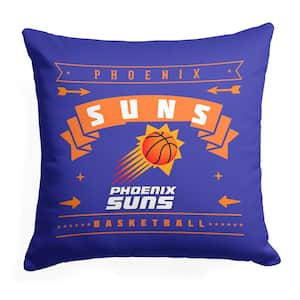NBA Hardwood Classic Suns Printed Multi-Color 18 in x 18 in Throw Pillow