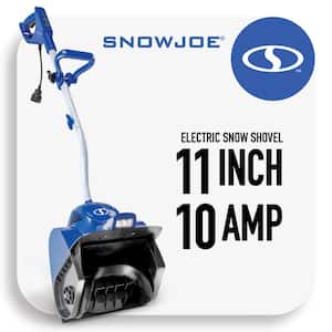 11 in. 10 Amp Electric Snow Blower Shovel with LED Light
