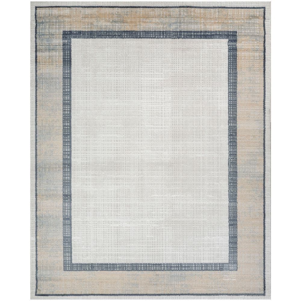 Dekor Grey Navy 8 ft. x 10 ft. Abstract Contemporary Area Rug price history on PriceWatchPro