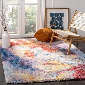 Gypsy Rust/Ivory 6 ft. x 9 ft. Solid Area Rug