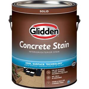 1 gal. White/Base 1-Interior/Exterior Solid Concrete Stain