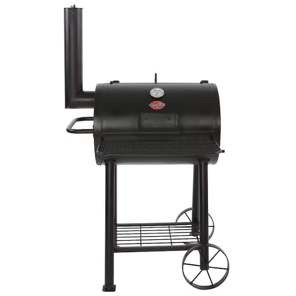 Houden robot middag Char-Griller Patio Champ 443 sq. in. Heavy Duty Charcoal Grill in Black  8100 - The Home Depot