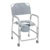 Drive Medical Lightweight Portable Shower Chair Commode with