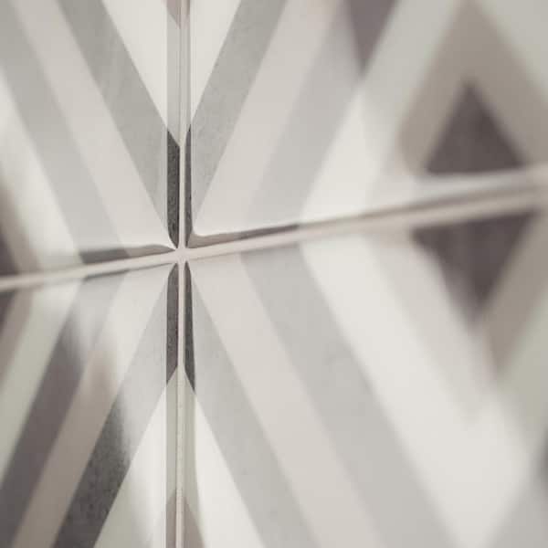 Kit Kitchen Napoli Gray 22.56 in. x 30.06 in. Vinyl Peel and Stick Tile (4.68 sq. ft./ 4-pack)