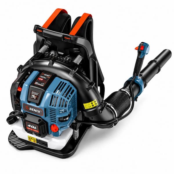 Senix 4QL 49cc 4-Cycle 200 MPH 600 CFM Gas Backpack Leaf Blower