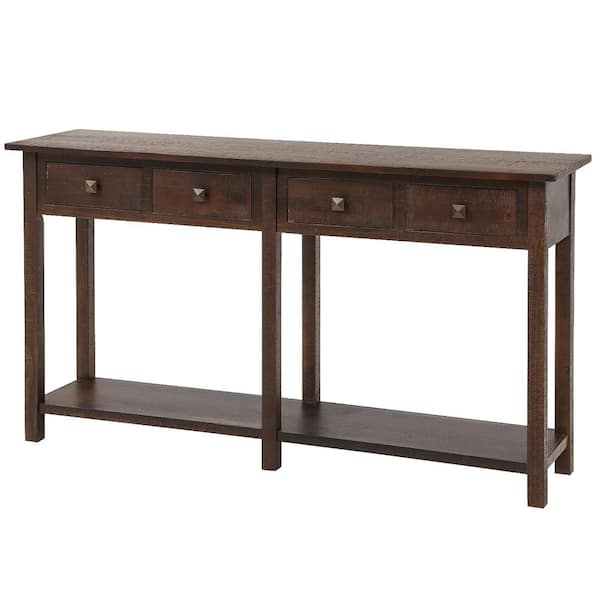 pier one console table with drawers