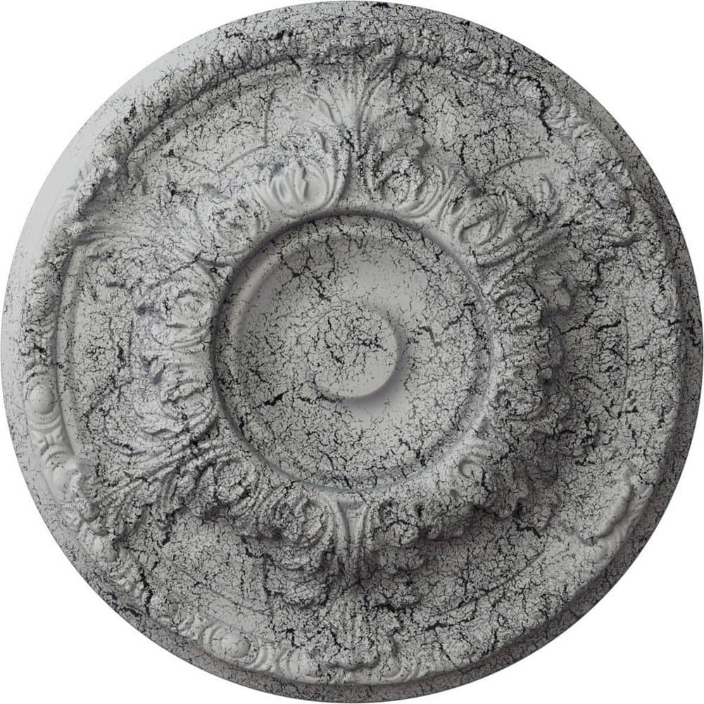 1-1/2 in. x 19 in. x 19 in. Polyurethane Granada Ceiling Medallion, Ultra Pure White Crackle price history on PriceWatchPro