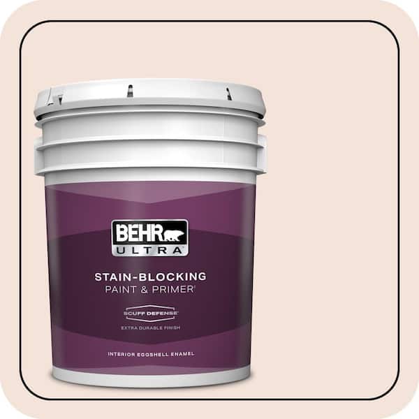 BEHR ULTRA 5 gal. #230E-1 Early Sunset Extra Durable Eggshell Enamel Interior Paint & Primer
