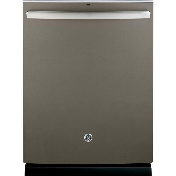 GE Adora Top Control Dishwasher in Slate with Stainless Steel Tub and Steam PreWash
