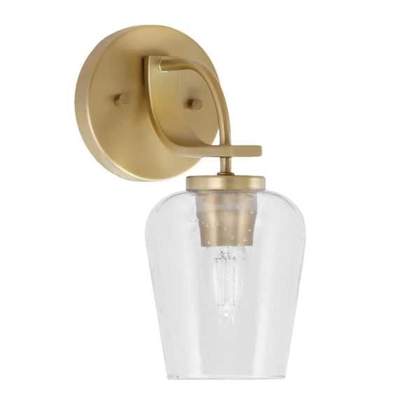 Unbranded Olympia 1-Light New Age Brass Wall Sconce