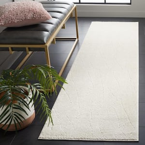 Melody Ivory/Beige 2 ft. x 8 ft. Abstract Diamond Runner Rug