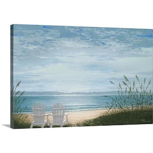 "Beach Chairs" by Bruce Nawrocke Canvas Wall Art