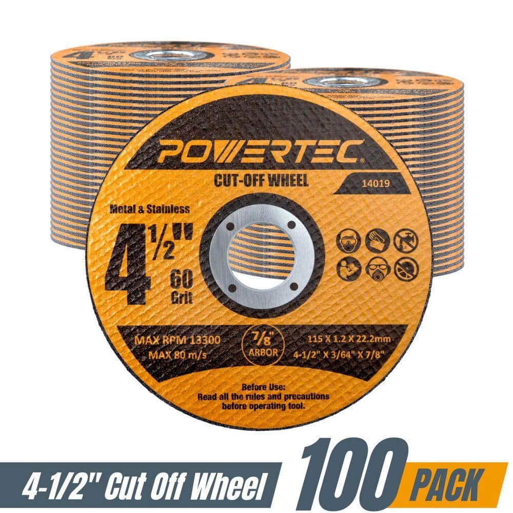 POWERTEC 4-1/2 in. x 3/64 in. x 7/8 in. Thin Kerf Metal Cut Off