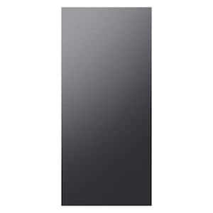 Bespoke Top Panel in Matte Black Steel for 4-Door Flex French Door Refrigerator