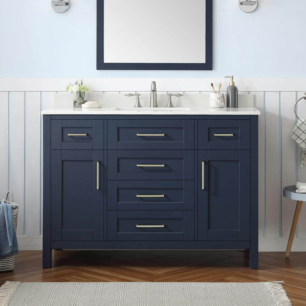 Ove Decors Tahoe 72 W x 21 D Freestanding Bathroom Vanity with Double  Sink, Almond Latte 