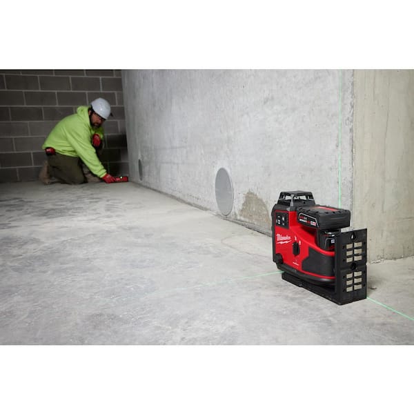 Milwaukee M12 12-Volt Lithium-ion Cordless 125 ft. Green 360° 3