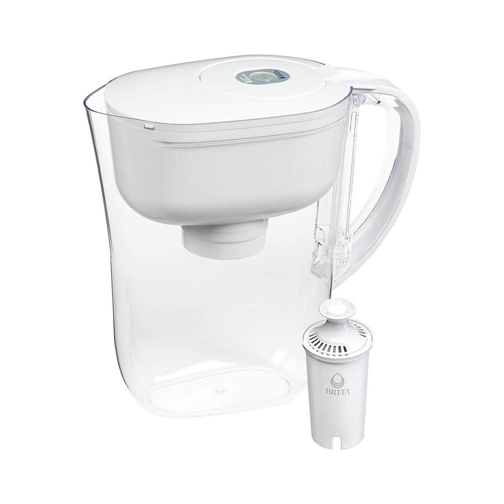 0.37 Gal. Small White Plastic Water Dispenser Beverage Serveware with Smart
