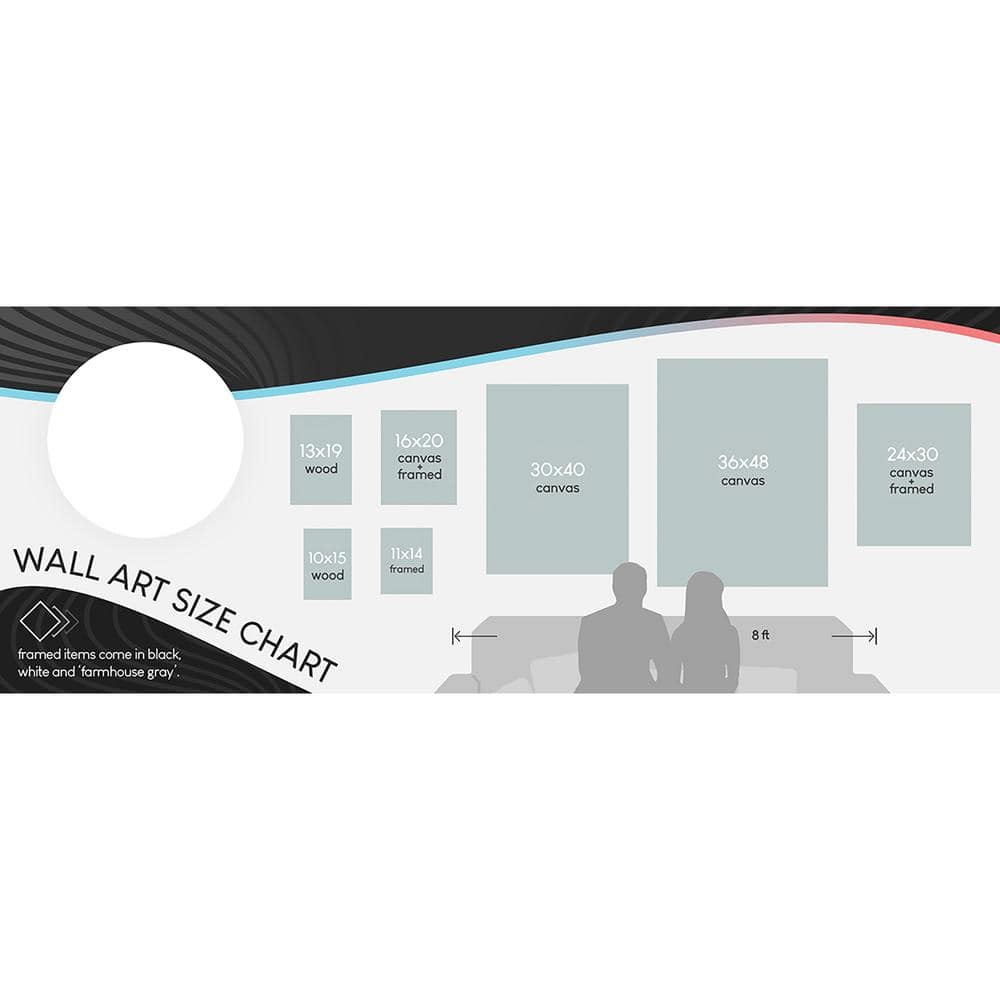 Minimalist Black and White Laundry Guide Wall Plaque