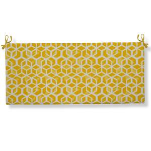 Cubed - Yellow Rectangular Bench/Porch Swing Cushion