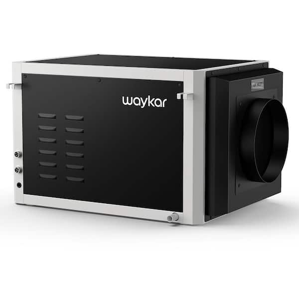 waykar 155-Pint Capacity Commercial Industrial Dehumidifier For 6,500 Square Foot Space Basements, Entire Home Crawl Spaces