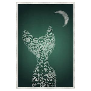 "My Precious Emerald" by Ema Paraschiv 1-Piece Floater Frame Giclee Animal Canvas Art Print 33 in. x 23 in.