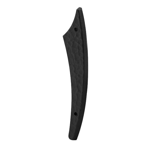 3 in. House Number 1, Plastic, Black with Nails