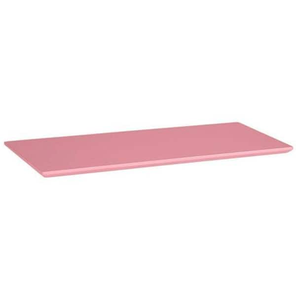 Unbranded 37.5 in. W Pink Mantel Top for Folding and Stacking Bookcase