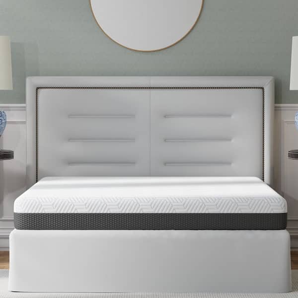 OMNE SLEEP Omne Fria Twin Firm Gel Memory Foam 8 in. Mattress with Advanced Phase Change Fabric