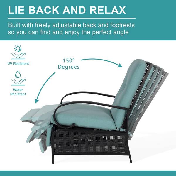 ulax furniture patio recliner chair