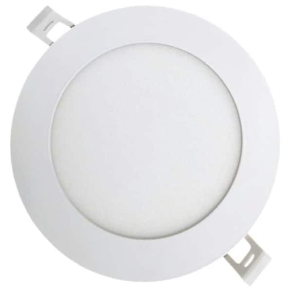 6 in. Canless Adjustable CCT Integrated LED Recessed Light Trim for New Construction, Remodel and Retrofit (4-Pack)