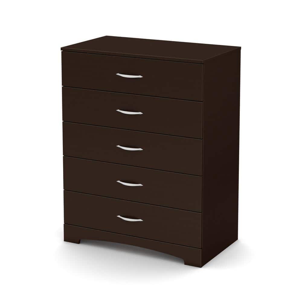 South Shore Step One 5-Drawer Chest - Chocolate -  3159035
