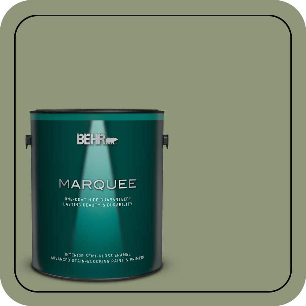 1 gal. #420F-5 Olivine Semi-Gloss Enamel Interior Paint & Primer price history on PriceWatchPro