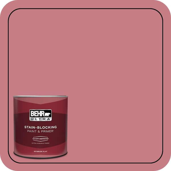 BEHR ULTRA 1 qt. #M150-5 Enamored Extra Durable Flat Interior Paint & Primer