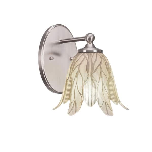 Unbranded Royale 1-Light Brushed Nickel Wall Sconce