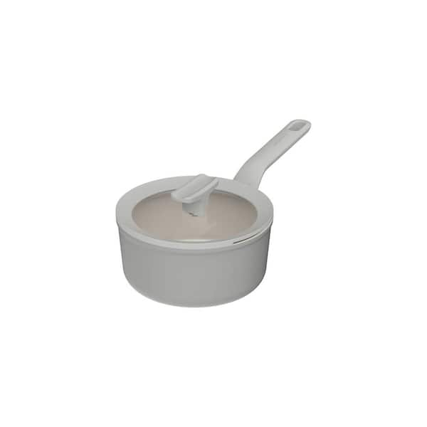 BergHOFF Balance 2.1qt. Nonstick Recycled Aluminum Saucepan 7 in. with Glass Lid, Recycled Aluminum, Moonmist