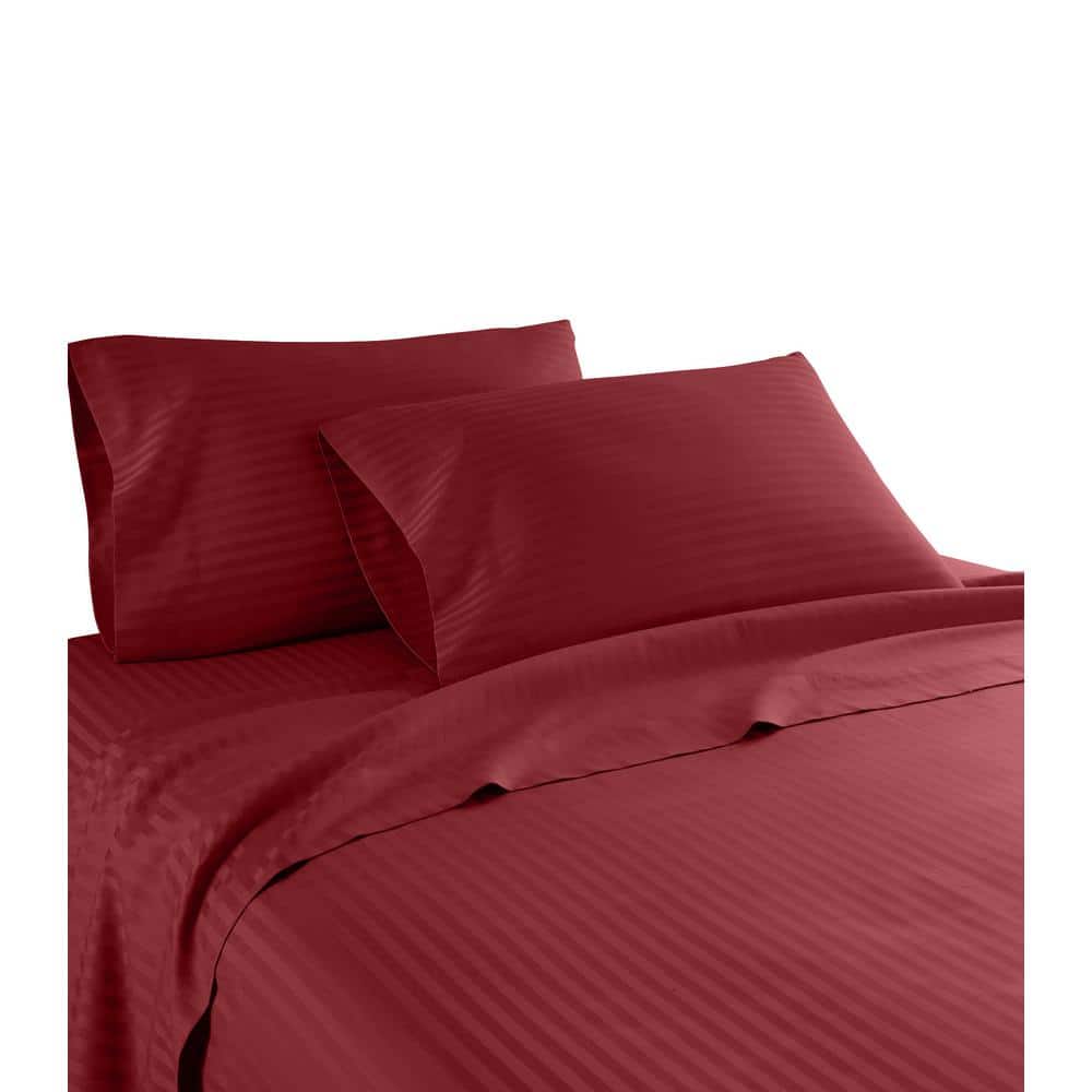 Hotel London 600 Thread Count 100% Cotton Deep Pocket Striped Sheet Set (Ca