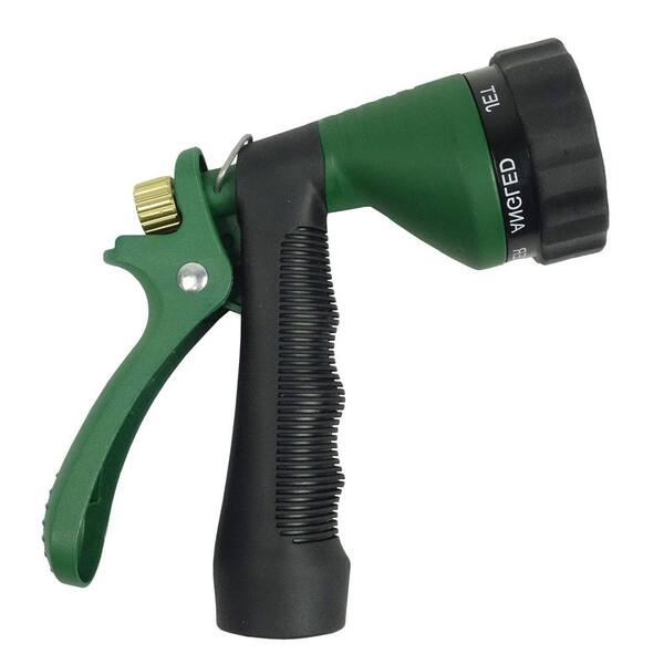 Garden HOSE NOZZLES 1 YELLOW Adjustable Twist 2 METAL TRIGGER Blue Green 