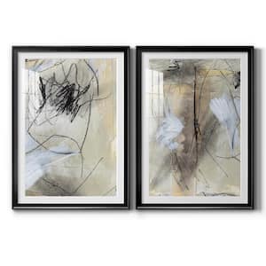 Masked Notes VII by Wexford Homes 2-Pieces Framed Abstract Paper Art Print 18.5 in. x 24.5 in.