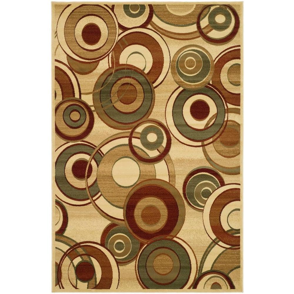 Lyndhurst Ivory/Multi 6 ft. x 9 ft. Border Area Rug price history on PriceWatchPro