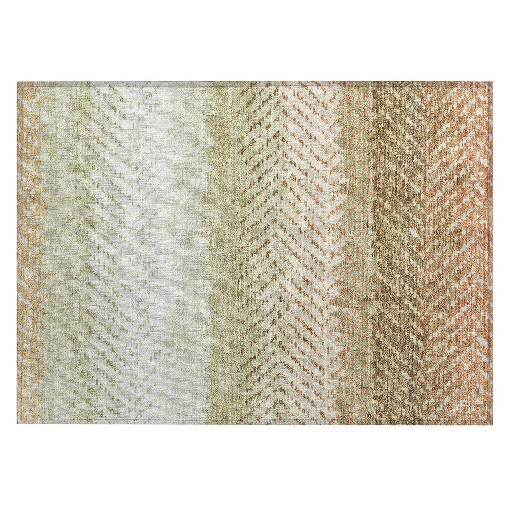Chantille Machine Washable Indoor/Outdoor Abstract ACN2740 Sage 2 ft. x 3 ft. Accent Rug price history on PriceWatchPro