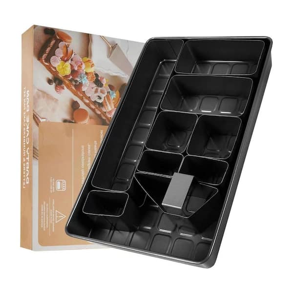 Letters and Numbers Adjustable Bakeware Carbon Steel Non-Stick Cake Pan Set for Birthday Novelty Cakes 10 Piece