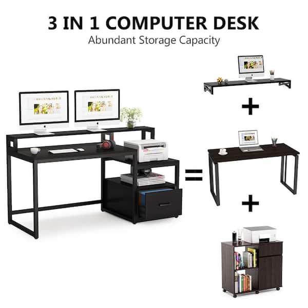 Computer table with 1 drawer 151