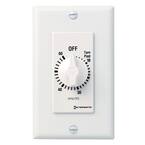 20 Amp 60-Minute Indoor In-Wall Spring Wound Countdown Timer, White