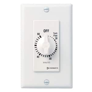 Intermatic 20 Amp 30-Minute Indoor In-Wall Spring Wound Timer, White ...