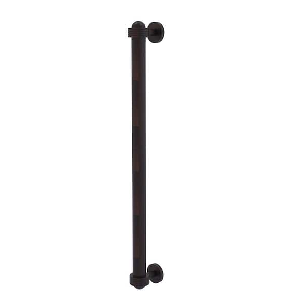 Allied Brass 18 in. Center-to-Center Refrigerator Pull with Groovy Aents in Venetian Bronze