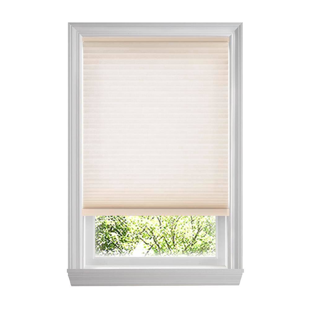 Parchment Cordless Light Filtering Cellular Shades for Windows - 45.75 in W x 64 in L (Actual Size 45.5 in W x 64 in L) price history on PriceWatchPro
