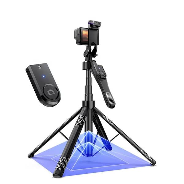 Selfie Stick Tripod 72 in. for iPhone with Wireless Remote Stable Stand for Video Recording Compatible - Android GoPro