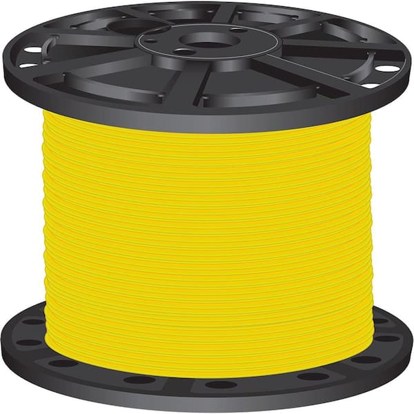 Southwire 1,000 ft. 4 Yellow Stranded CU SIMpull THHN Wire